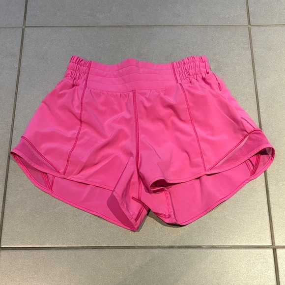 lululemon athletica Pants - lululemon athletica Bright Pink Athletic Shorts